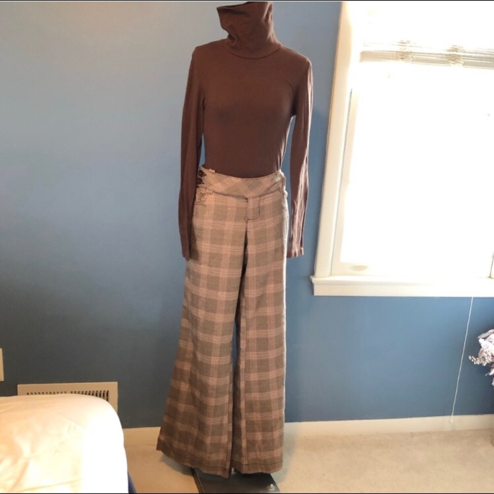 Brown Wide Leg Pants